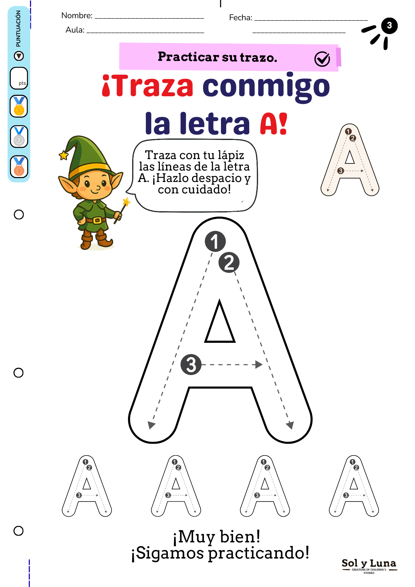 F.1 ¡Aprendemos la vocal A! - Imagen 3
